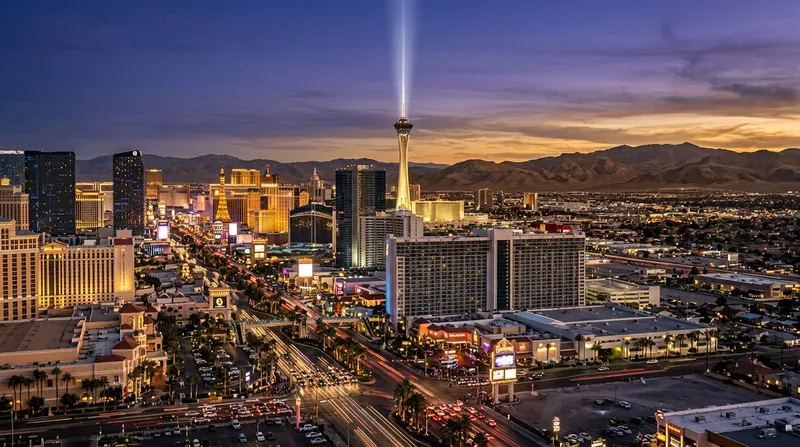 Las Vegas skyline representing Nevada business opportunities